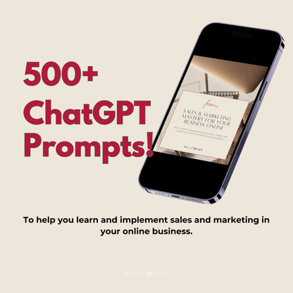 Your Business Sales and Marketing Guide: 500+ ChatGPT Prompts